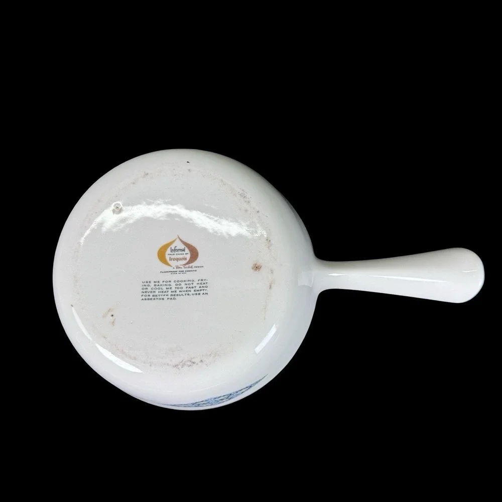 Informal Iroquois‎ Ben Seibel Blue Diamond Coupe Pot Lid Vtg MCM Kitchen Cooking